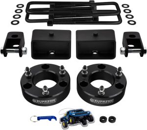 Supreme Suspensions - 3" Front + 3" Rear Lift Kit for 2019-2023 Chevy Silverado/GMC Sierra 1500 2WD/4WD - Full Suspension Lift Kit with Rear Shock Mount Extenders (Black)